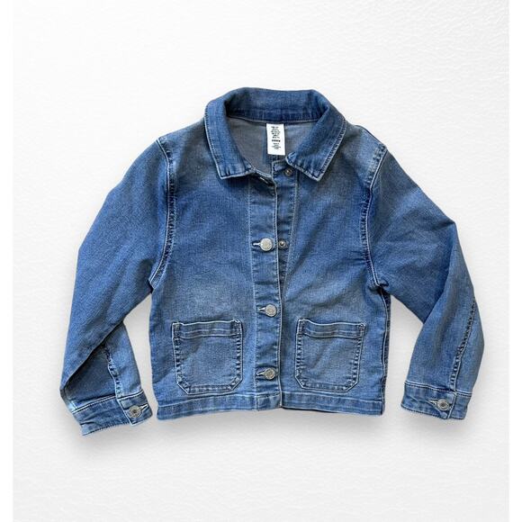 H&M &Denim Jean Jacket, Size 6/7 - Picture 4 of 9
